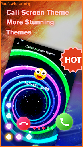 Caller Screen Theme - Colorful Incoming Call screenshot