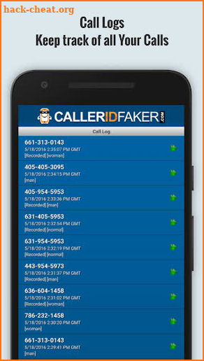 CallerIDFaker.com Original App screenshot