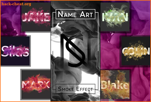 Calligraphy Name : Smoke Effect Name Art screenshot