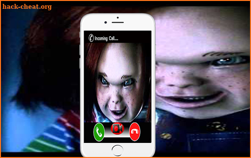 Calling Chucky Doll on facetime at 3 AM screenshot