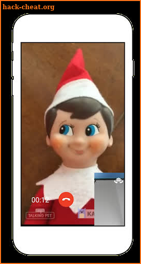 Calling Elf on The Shelf video simulator screenshot