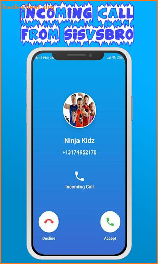 Calling Ninja kids - Call and Chat Simulator screenshot