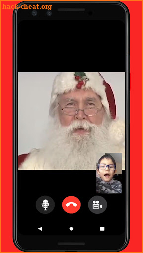 Calling Santa Claus Fake Chat Prank Straight Talk screenshot