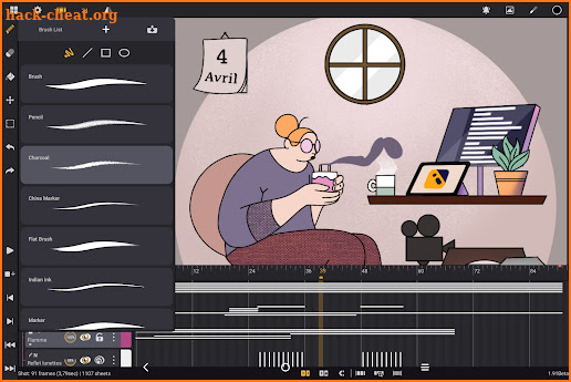 Callipeg: 2D Animation App screenshot