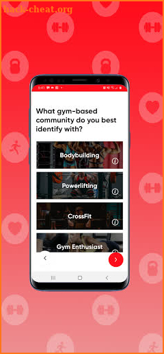Callouts – Fitness Dating screenshot