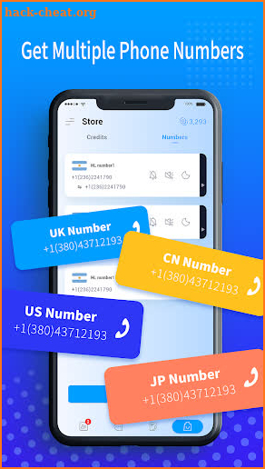 CallsUp - Second Phone Number - Calling + Texting screenshot