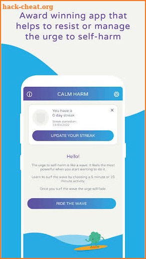 Calm Harm – manage self-harm screenshot