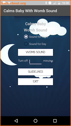 Calms Baby With Womb Sound screenshot