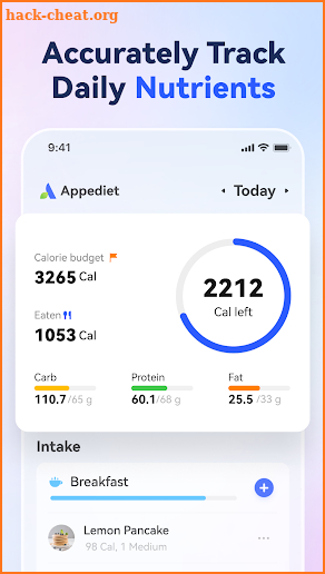 Calorie Counter - Appediet screenshot