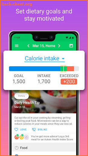Calorie Counter - Asken Diet screenshot
