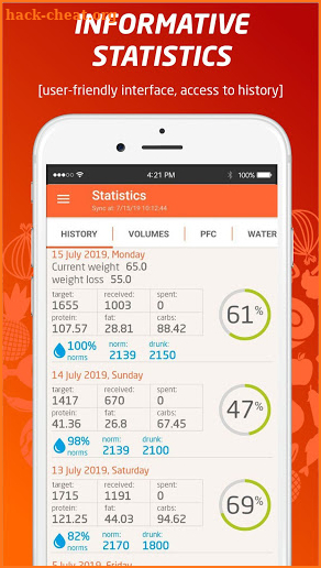 Calorie Counter, Nutrition Diary & Diet Plan screenshot