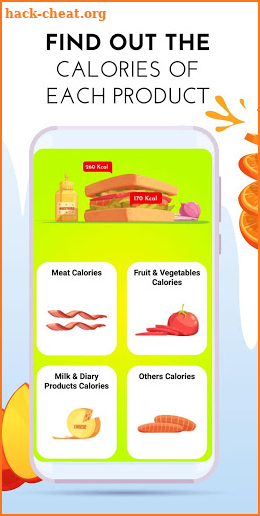 calories in food app screenshot