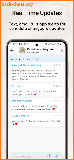 CalUp - Wedding Guest App screenshot