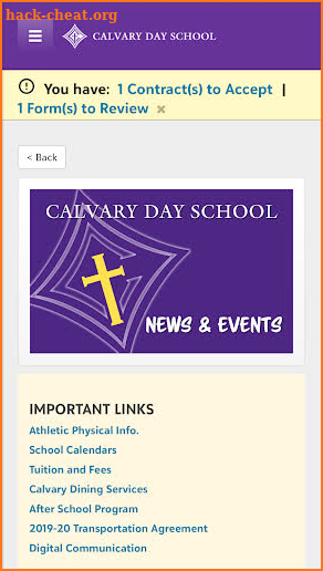 Calvary Day School screenshot