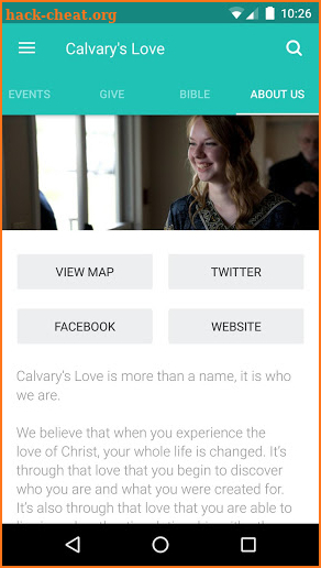 Calvary's Love Church screenshot