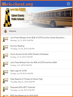 Calvert County Public Schools screenshot