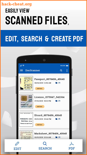 Cam Scanner : PDF Creator & Doc Scanner screenshot