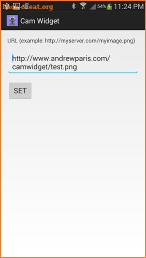 Cam Widget screenshot