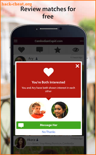 CambodianCupid Dating App - 3 Month Free Trial screenshot