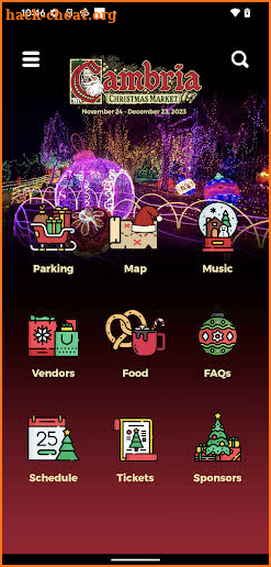 Cambria Christmas Market screenshot