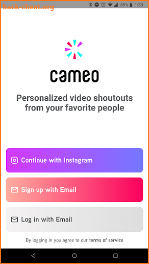 Cameo - Personalized Shoutouts screenshot