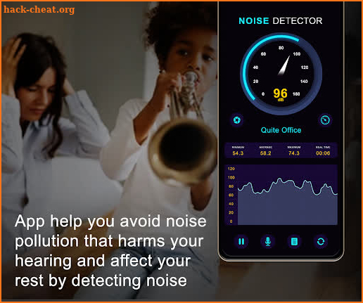 Camera & Audio Noise Detector screenshot