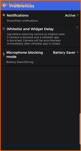 Camera and Microphone Blocker screenshot