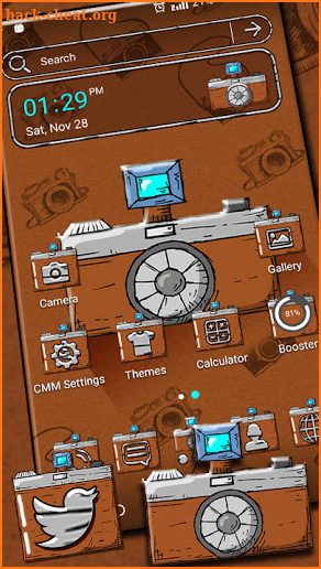 Camera Doodle Theme Launcher screenshot