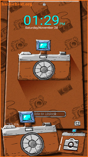 Camera Doodle Theme Launcher screenshot
