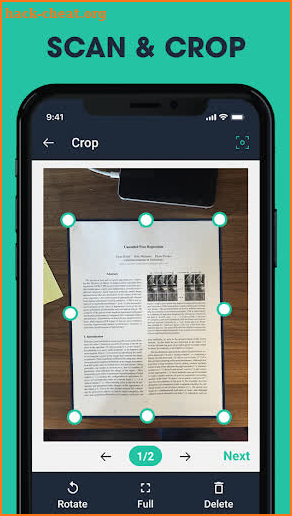 Camera Scanner, Free Scan PDF & Image to Text screenshot