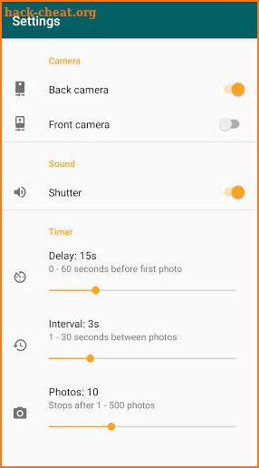 Camera Timer screenshot