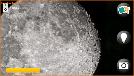 camera zoom moon screenshot