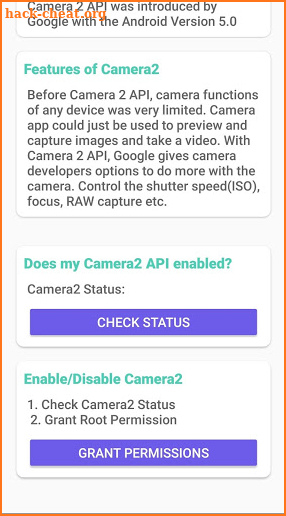 Camera2 API Enabler (ROOT) screenshot