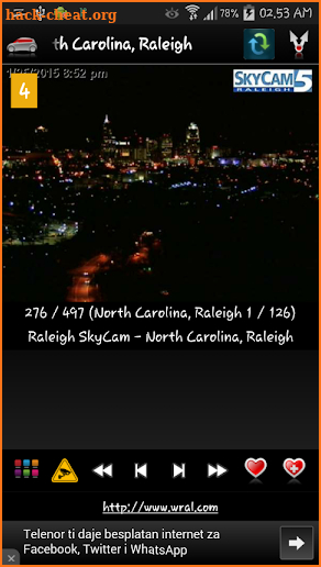 Cameras North Carolina Traffic screenshot