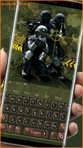 Camouflage Army Keyboard Theme screenshot
