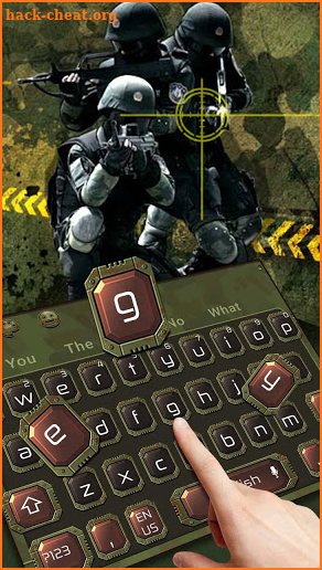 Camouflage Army Keyboard Theme screenshot