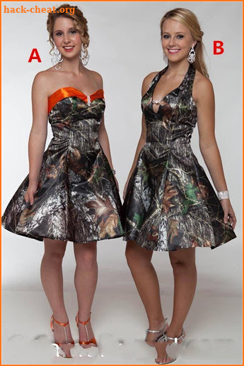 Camouflage Bridesmaid Dresses screenshot