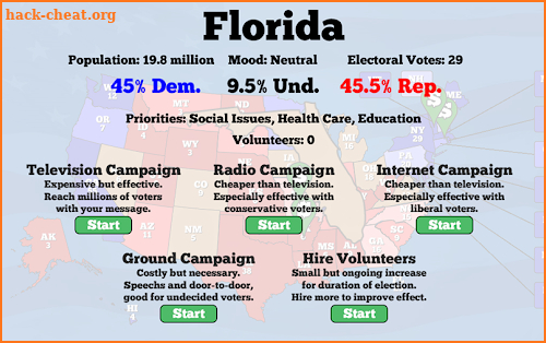 Campaign Manager - An Election Simulator screenshot