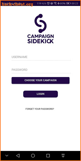 Campaign Sidekick screenshot