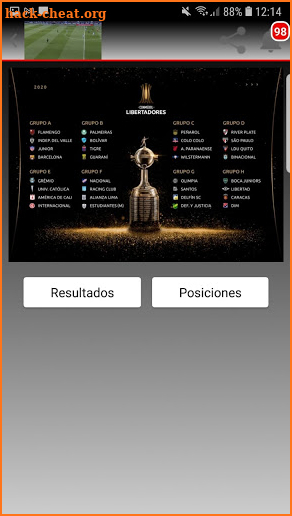 Campeonatos play TV en vivo futbol screenshot
