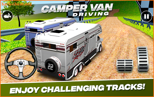 Camper Van  Driving screenshot