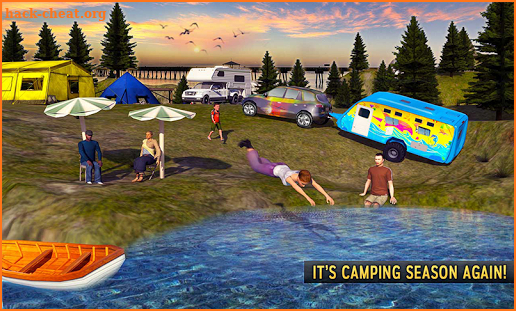 Camper Van Driving Truck 2018-Virtual Family Games screenshot