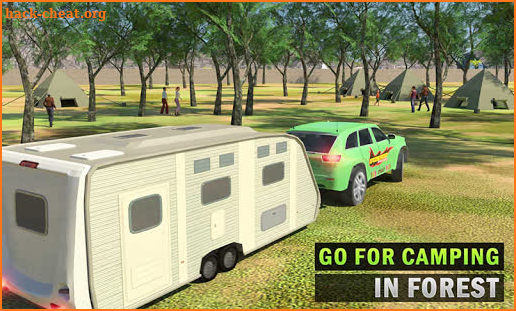 Camper Van Truck Simulator: Cruiser Car Trailer 3D screenshot