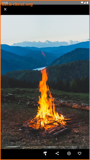 Campfire Wallpaper screenshot