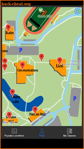 Campus Map screenshot