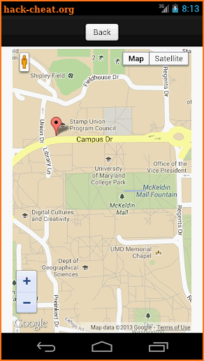 Campus Maps screenshot