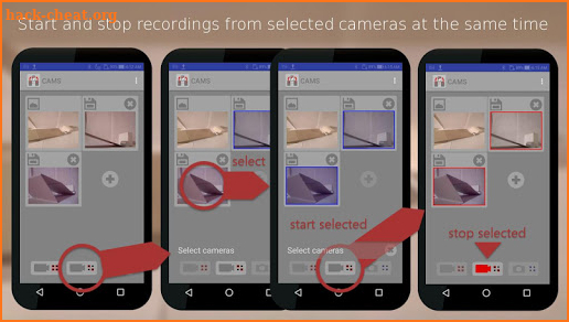CAMS: At once remote cameras control screenshot