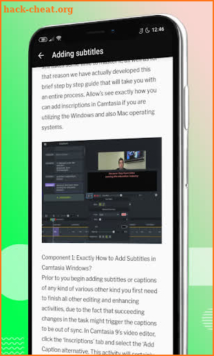 Camtasia studio & video edit guide for beginners screenshot