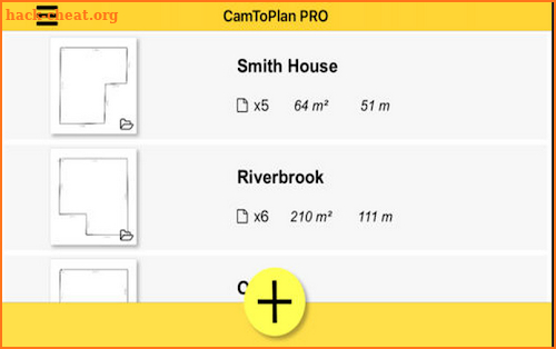 CamToPlan PRO for Android app Advice screenshot
