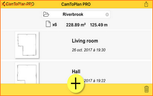 CamToPlan PRO for Android app Advice screenshot